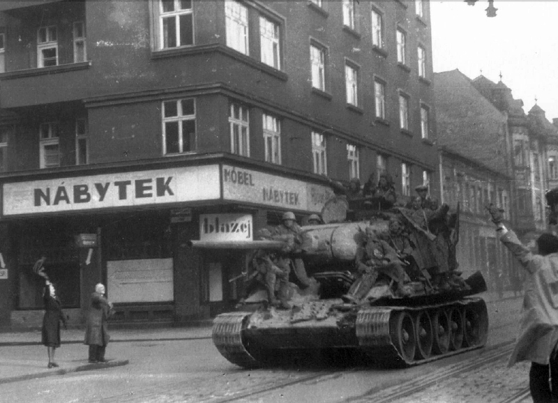 Osvobození Ostravy. Foto: archiv Osvobození Ostravy. Foto: archiv